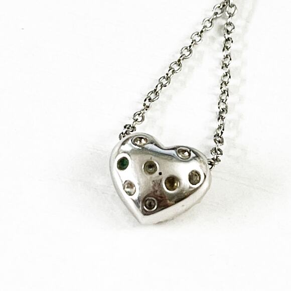 Swarovski Heart Pave Crystal Pendant Necklace - Picture 8 of 8